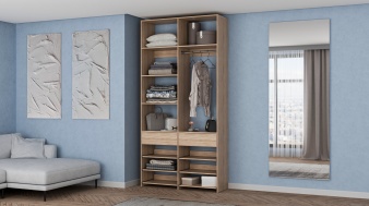 Стеллаж для одежды Мирта 82 BMS из ЛДСП