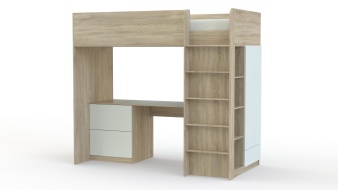 Кровать-чердак Смостад Smastad 2 из МДФ