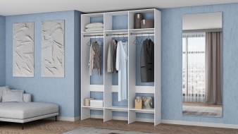 Стеллаж для одежды Мирта 57 BMS для кладовки