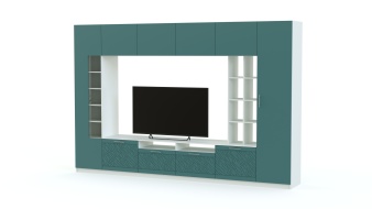 Стенка-горка Вельвет 4 Глянец BMS