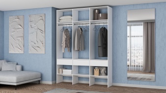 Стеллаж для одежды Мирта 51 BMS для кладовки