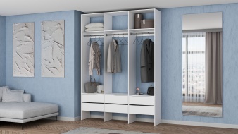 Стеллаж для одежды Мирта 55 BMS для кладовки