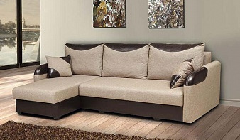 Угловой диван Чикаго - О BMS коричневый