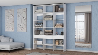 Стеллаж для одежды Мирта 56 BMS для кладовки