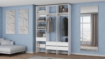 Стеллаж для одежды Мирта 53 BMS для кладовки