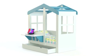 Кровать-домик Поль 11.4 BMS с крышей