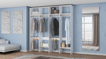 Стеллаж для одежды Мирта 62 BMS для кладовки