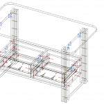 Схема сборки Журнальный стол с ящиками Алина-3 BMS