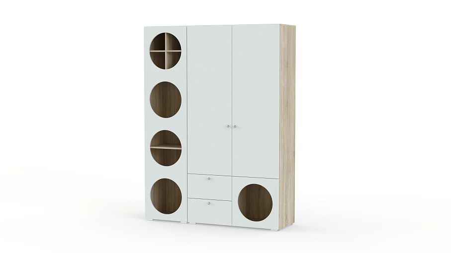 Шкаф распашной Авелин 3 BMS - Фото