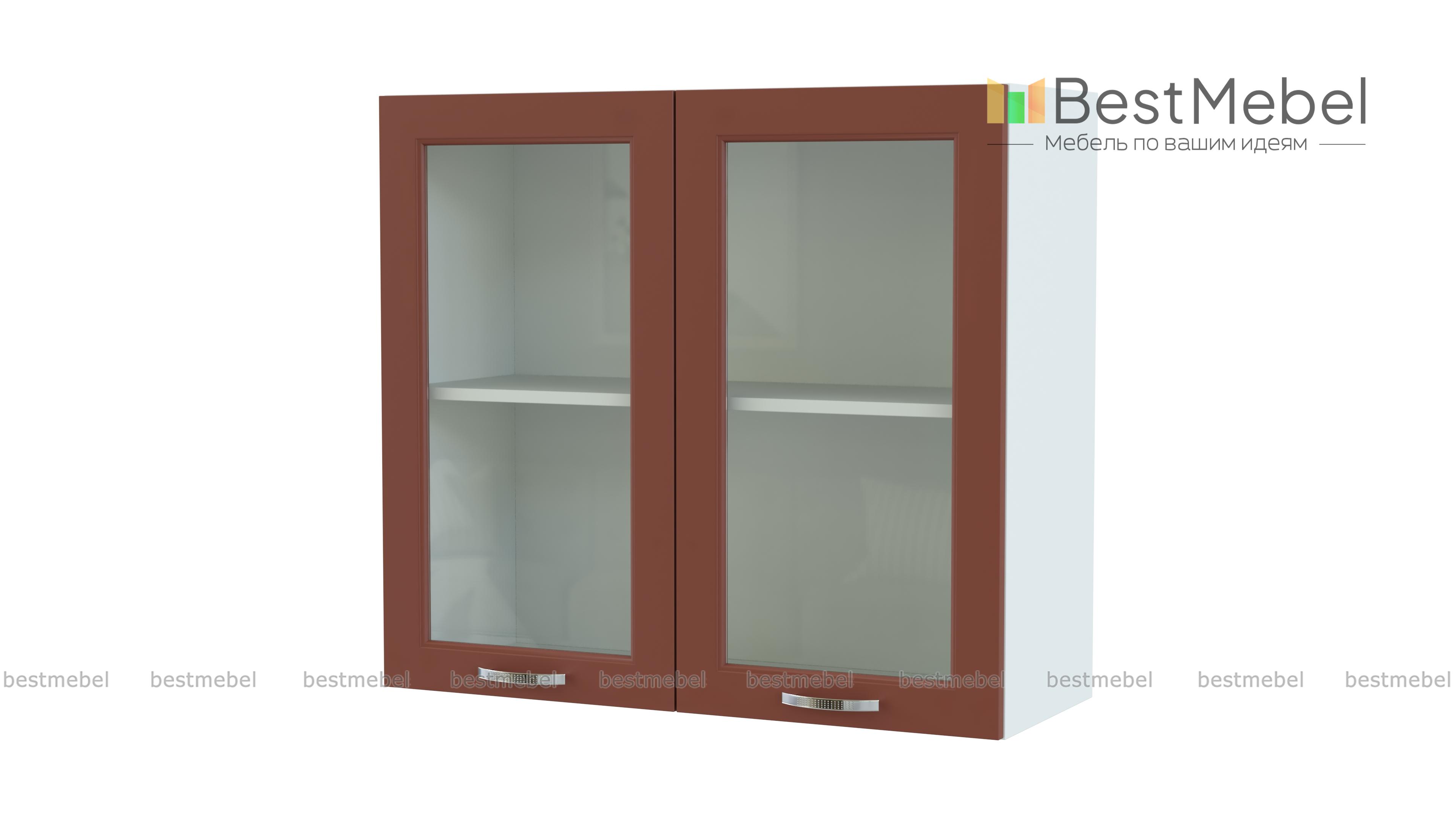 Шкаф-витрина 2 двери Софит BMS - Фото