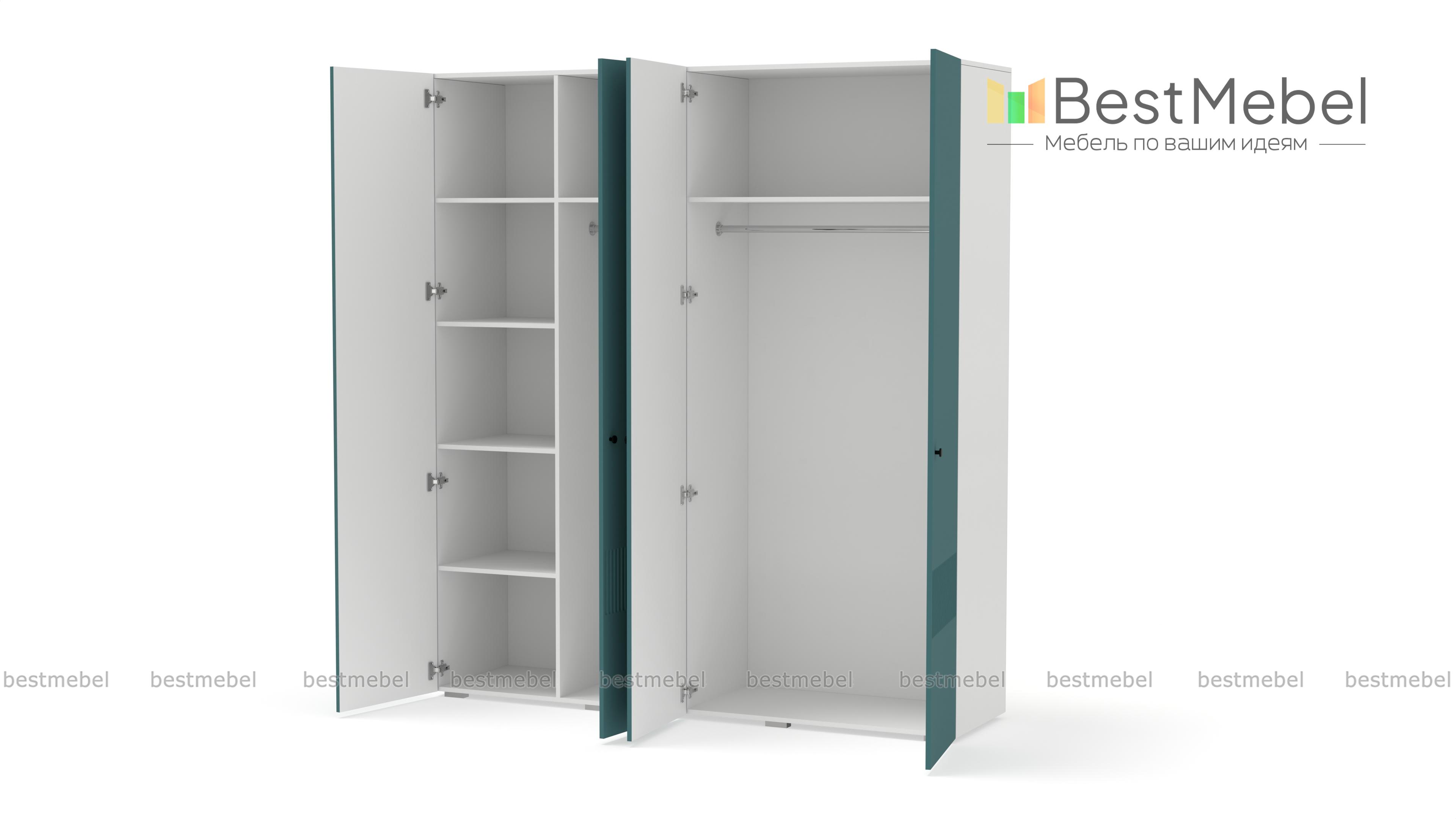 Шкаф распашной Джосс 4 BMS - Фото