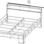 Схема сборки Кровать Оливия СП BMS