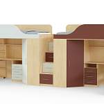 Кровать-чердак с рабочей зоной Мираж 17  BMS - Фото 6