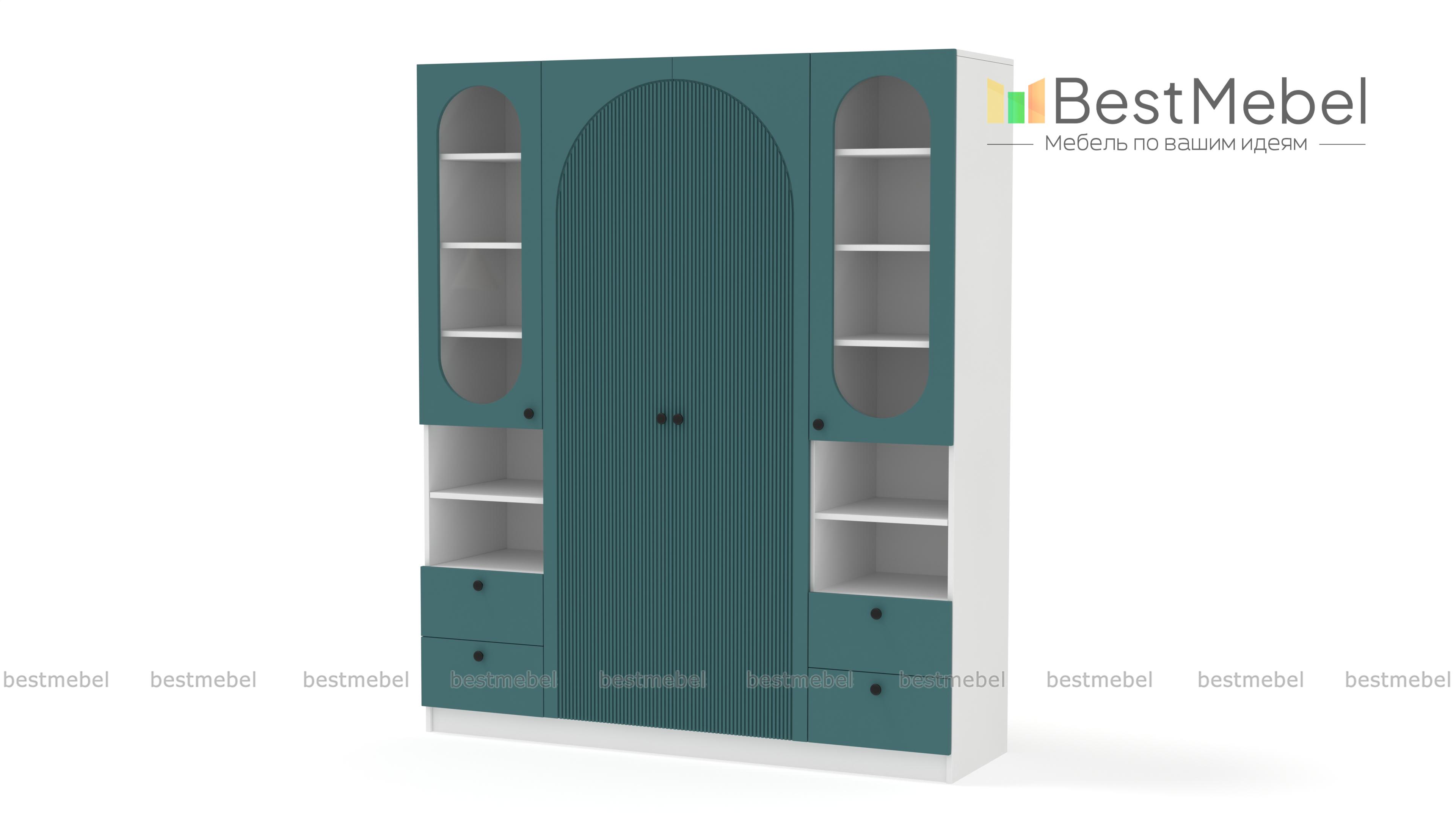 Шкаф распашной Вивьен 24 BMS - Фото