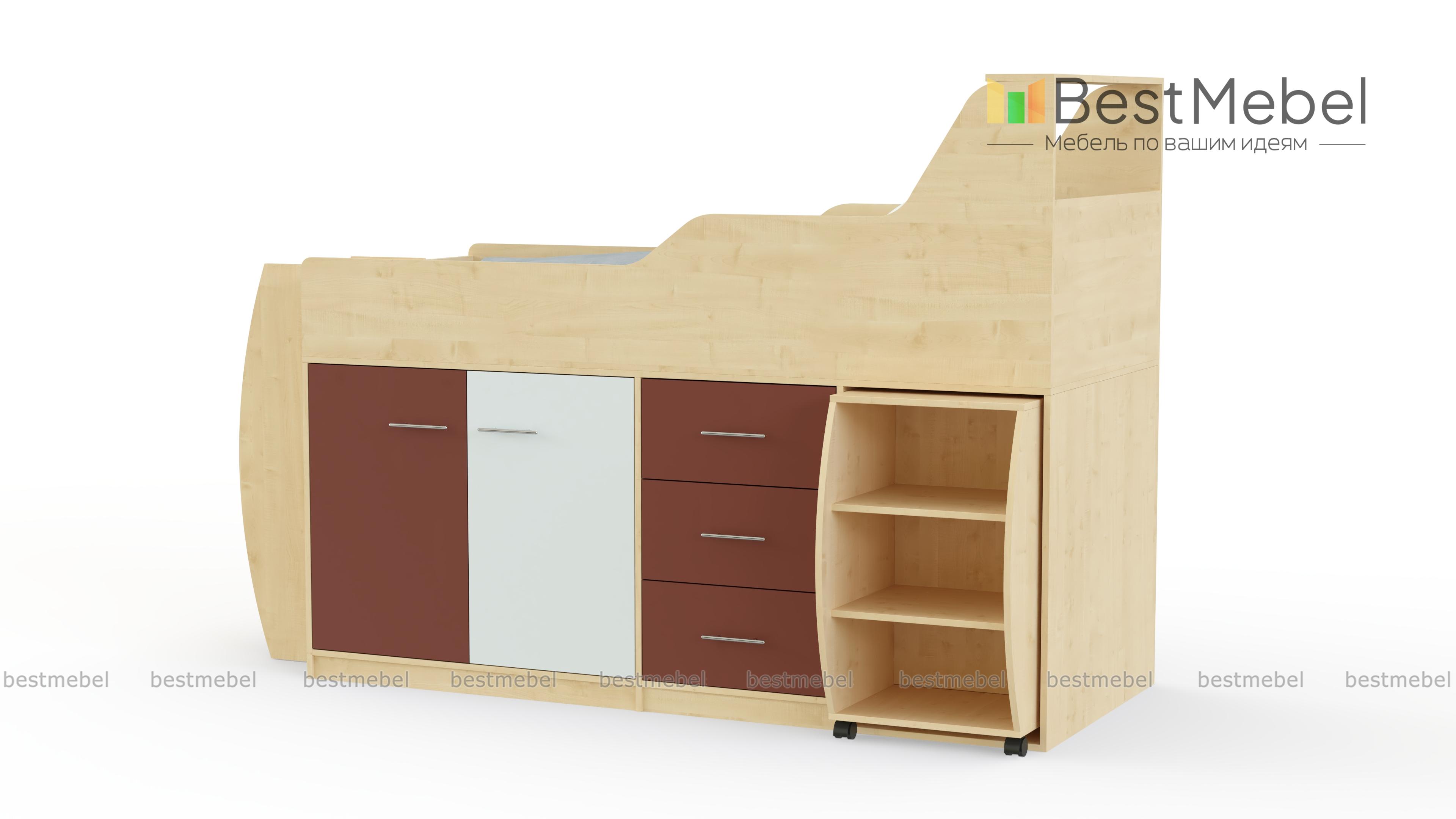 Кровать-чердак Минимакс BMS - Фото