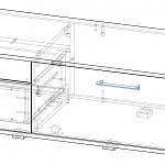 Чертеж Тумба под TV Рио BMS
