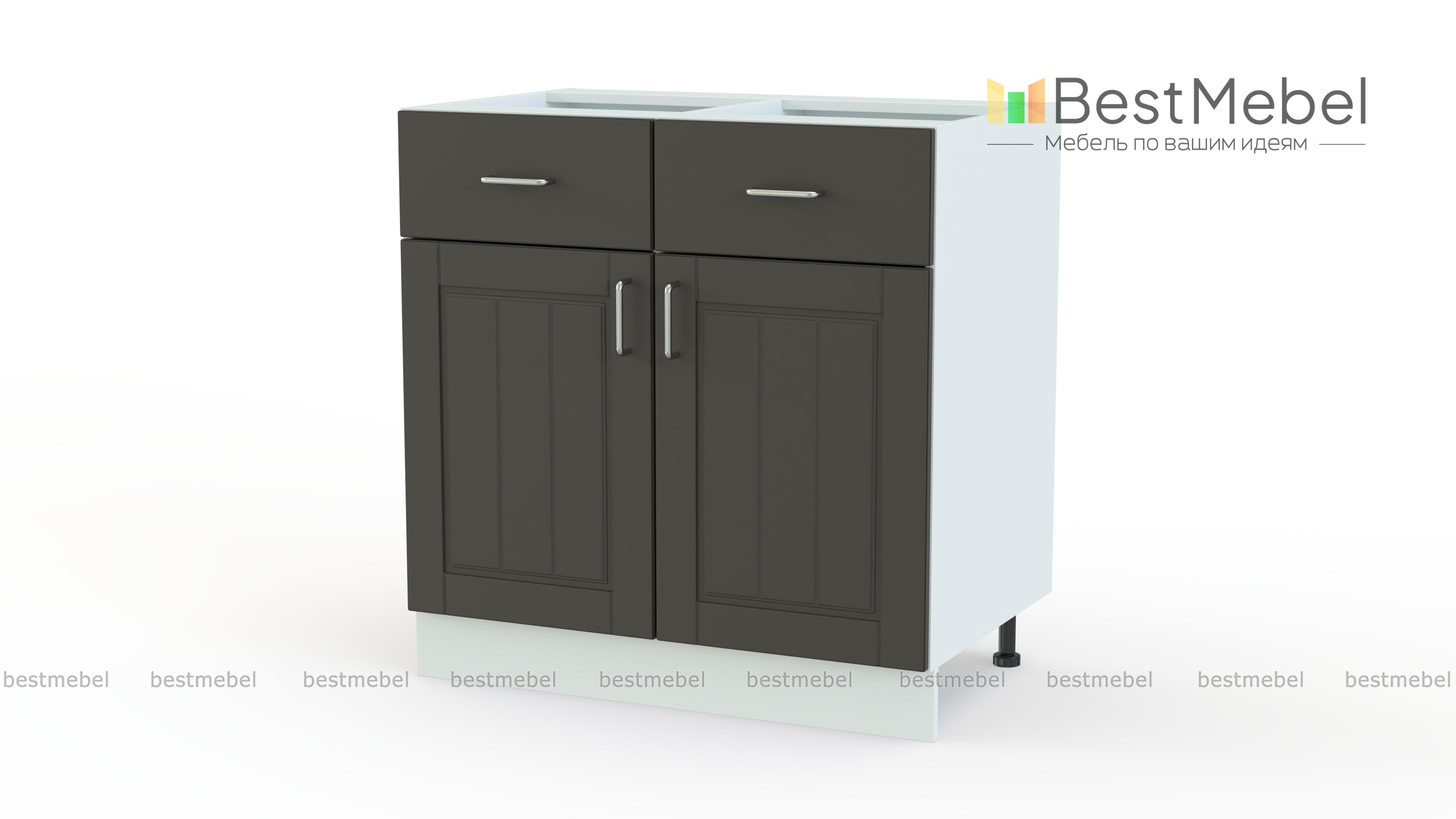 Шкаф нижний с 2-мя ящиками 2-мя дверями Изабелла BMS - Фото