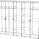 Распашной шкаф Марьяна-7 BMS