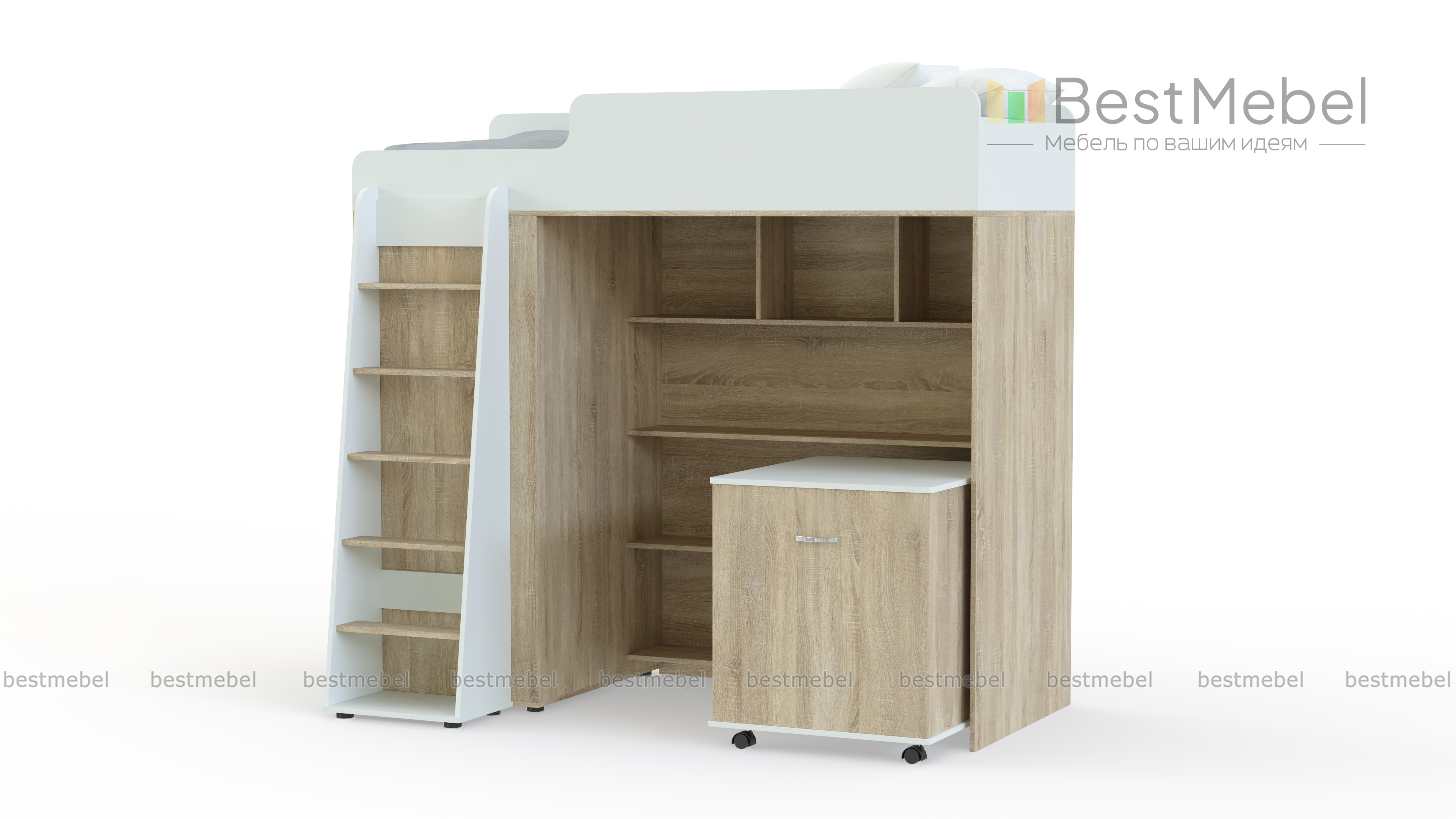 Кровать-чердак Миф-5 BMS