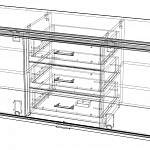 Чертеж Тумба ТВ Премьер-8 BMS