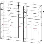 Схема сборки Шкаф распашной Декарт 11 BMS