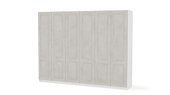 Шкаф распашной Руан 6 BMS(Белье - Платье - Платье - Белье (станд. 6)) (2700х2200х500)