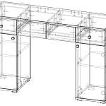 Схема сборки Туалетный столик Бонго 6 BMS