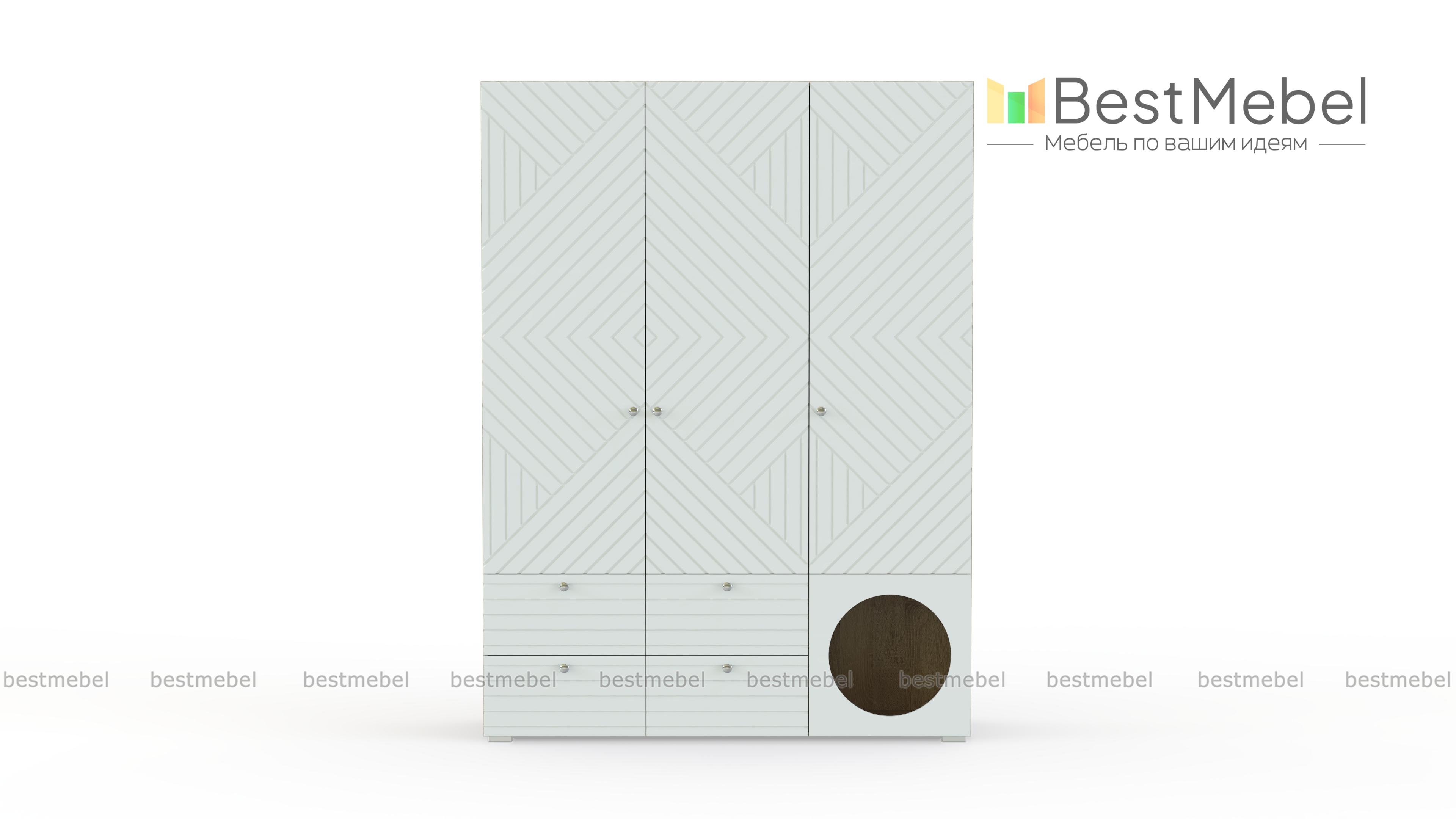 Шкаф распашной Авелин 16 BMS - Фото