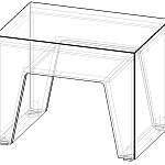 Столик-пуф Kit Kit-t BMS