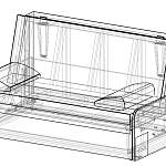 Диван аккордеон Ольвия 4 BMS(Аккордеон)