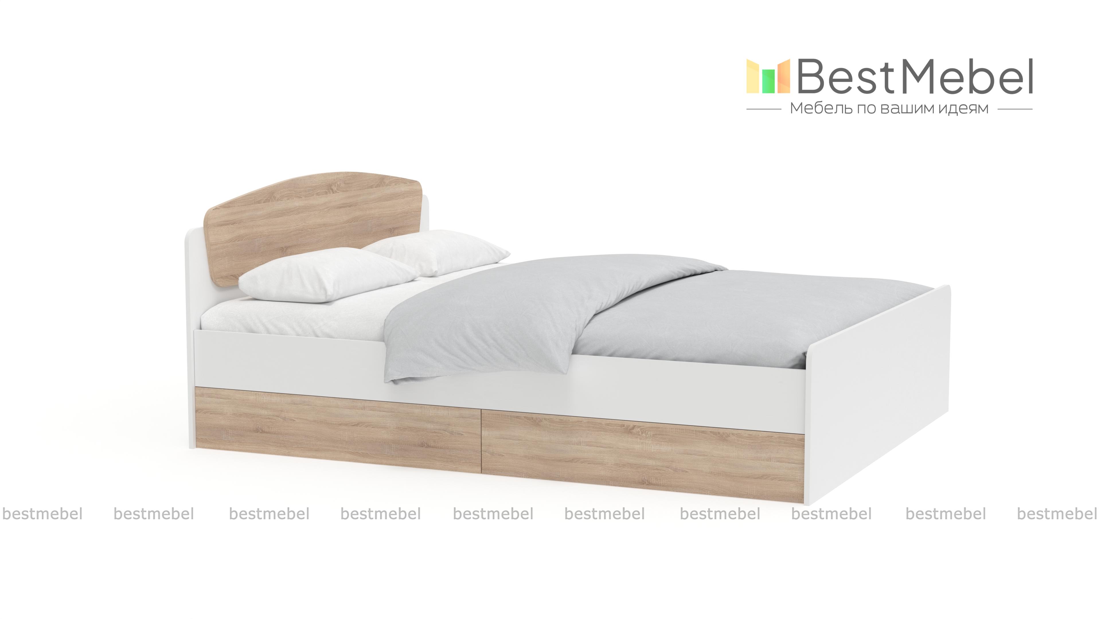 Кровать Астория 2-10 BMS - Фото