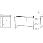 Стол компьютерный Сандей 2 BMS