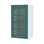 Шкаф верхний 1 дверь со стеклом Палермо BMS - Фото 1