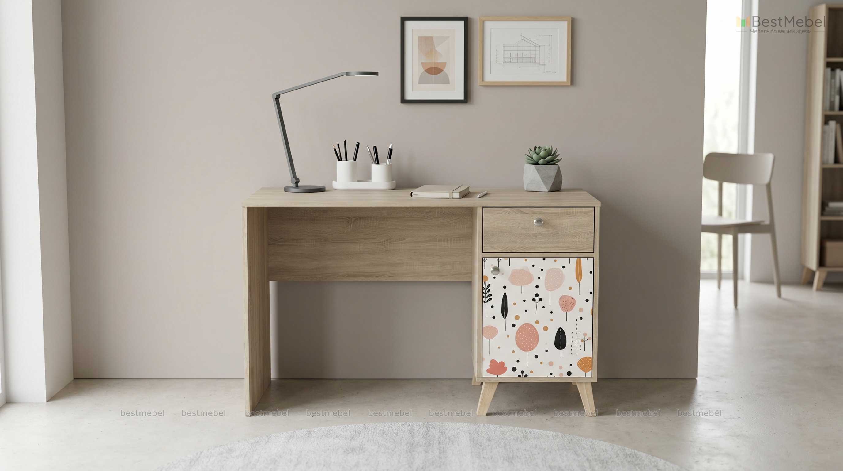 Стол письменный Эльза 4 BMS