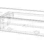 Чертеж Тумба прикроватная Эмбер 10 BMS