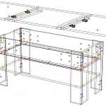 Чертеж Стол журнальный Меренга 1 BMS