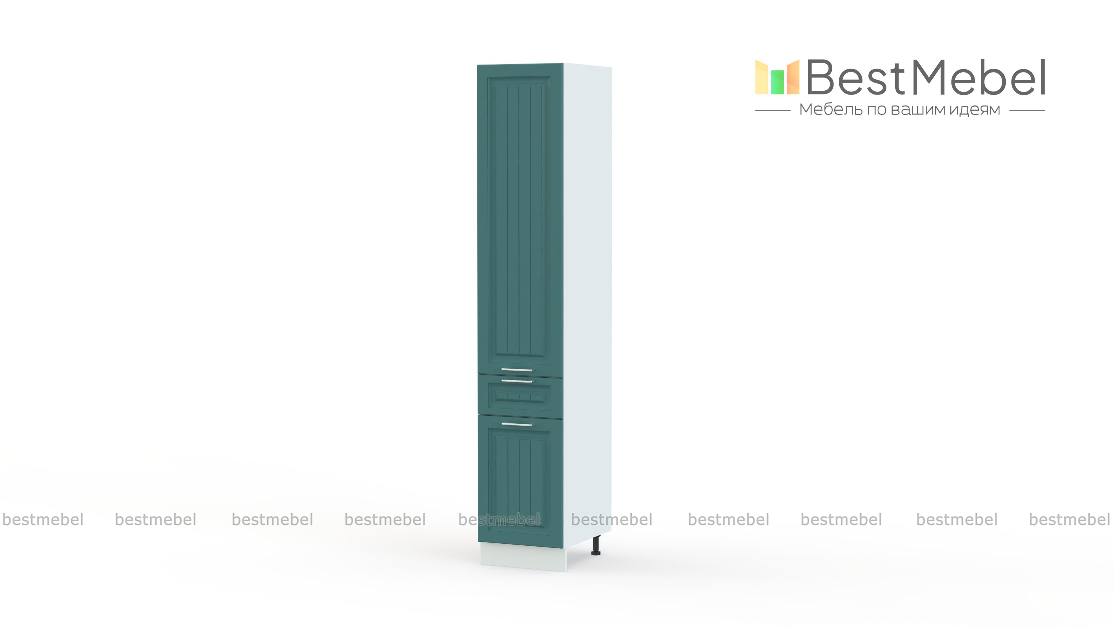 Шкаф пенал с дверцами и 1-м ящиком Европа BMS - Фото