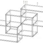 Чертеж Полка настенная Лост 2 BMS